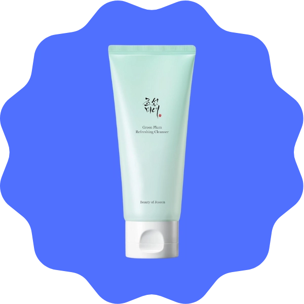 A tube of Beauty of Joseon Green Plum Refreshing Cleanser for acne-prone and dull skin