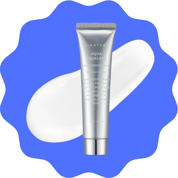 Korean Skin Care Long lasting hydration pore care cream in a tube S. Nature Aqua Squalane