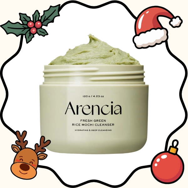 A creamy rice mochi cleanser with gentle exfoliation ideal for the 20 Best Skincare Stocking Stuffers Under 20 dollars.