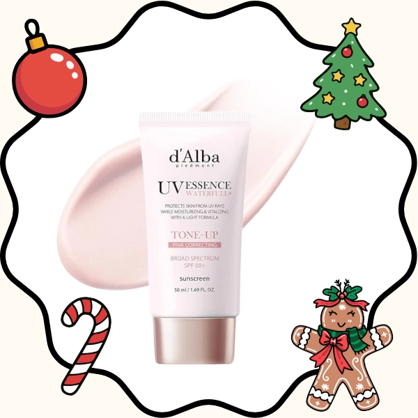 A lightweight tone up sunscreen serum that brightens and protects making it a top pick in the 20 Best Skincare Stocking Stuffers Under 20 dollars.