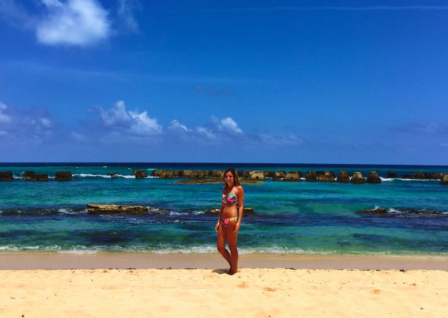 Woman on the beach who learned about fresh beauty tips and a fresh perspective on life
