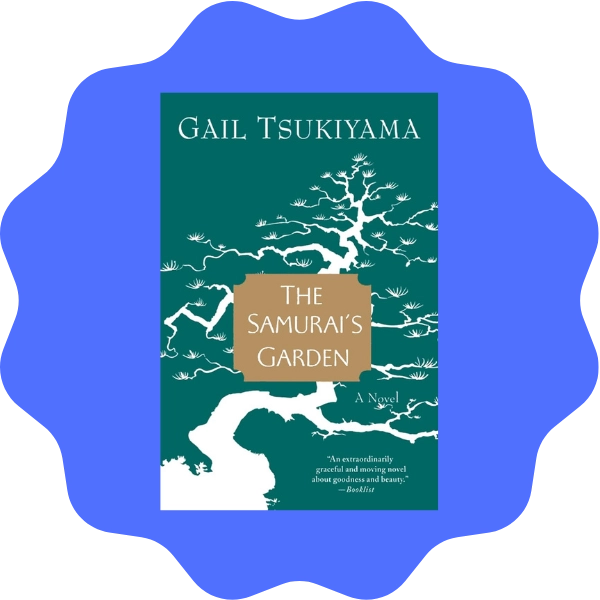 Product photo of book cover The Samurai's Garden in blue bubble